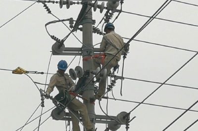 金湖縣10千伏前鋒線(xiàn)雙回線(xiàn)路進(jìn)行絕緣化改造