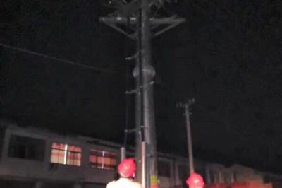 10kⅤ線路柱上開關(guān)、變壓器樁頭、高壓線路導線搭頭處等進行紅外測溫