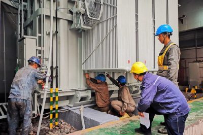 圓滿完成110千伏牛角沱變電站主變壓器大修