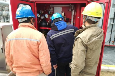 蘇南UPFC站年檢之熱塑處理及消防驗收