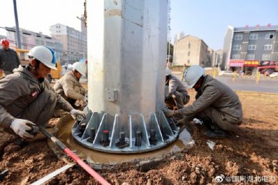 大灣至七甲山110千伏線路進行改造