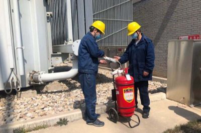 信義750千伏變電站消防演練工作