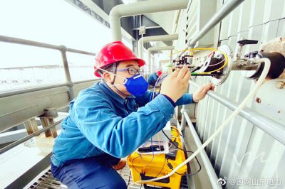 國(guó)華壽光電廠機(jī)組進(jìn)行性能測(cè)試