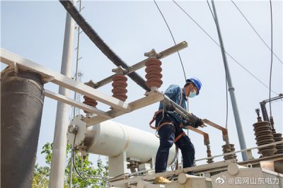 35千伏過(guò)西變電站升級(jí)改造工程現(xiàn)場(chǎng)