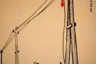 別在電線下小解？不文明也不安全！