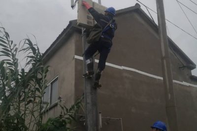 針對轄區(qū)內漁民村、鄉(xiāng)政府小區(qū)臺區(qū)和沿河渠線路的桿塔進行巡視