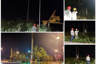 對10千伏君新線用電量大的專變臺區(qū)、斷路器、電纜頭開展常態(tài)化測溫工作