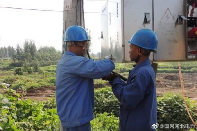 對(duì)10千伏571南北寨線北寨煤改電2號(hào)變臺(tái)更換變壓器