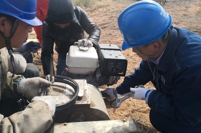 750千伏配套送出工程1211#-1212#不停電跨越500千伏錦忻Ⅱ線四級(jí)風(fēng)險(xiǎn)作業(yè)開始施工