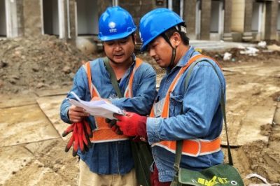 進行供配電項目施工