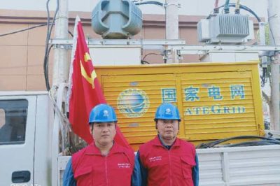 到辛集市武裝部進行征兵工作體檢保電工作