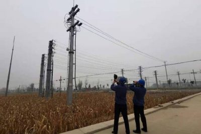 對10千伏楊堯線0378路“煤改電”線路進行巡視