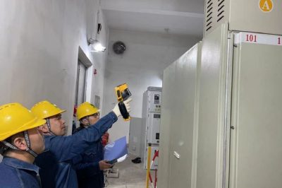 營坡變單主變運行設備進行帶電檢測
